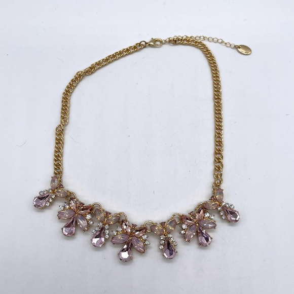 Stella & Ruby Crystal Drop & Gold Tone Chain - Picture 3 of 3